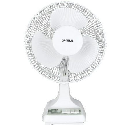 Optimus 12 Oscillating Table Fan Walmart Com