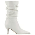 thumbnail image 2 of Marc Fisher Womens mfMANYA2 Faux Leather Pointed Toe Mid-Calf Boots, 2 of 3