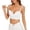 White, variant on Women Solid Low Back Bras Underwired U Shape Backless Multiple Convertible Straps Underwire Bra & Brief Sets, 32/70 AB, White