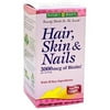 Nature's Bounty Multivitamin/Minerals for Hair, Nail, Skin in Women, 60 CT (Pack of 3)