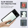thumbnail image 5 of Clear Matte Google Pixel 6a Case.Slim Fit Translucent Matte Plastic Protective Silicone Cover Phone Cases for Google Pixel 6A [Slim Thin & Comfort Grip] [Shockproof], 5 of 12