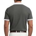thumbnail image 5 of Golf Shirts for Men Turndown Collar Short Sleeve Polos Color Block Stretch Daily Casual Stylish Shirt,Sizes S-3XL, 5 of 7