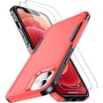 thumbnail image 1 of SPIDERCASE Diseñado para iPhone 12/iPhone 12 Pro, [protección contra caídas de grado militar de 10 pies] [con 2 protectores de pantalla de vidrio templado] Funda protectora para iPhone 12/12 Pro (amar, 1 of 4