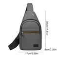 thumbnail image 4 of Crossbody Bags Sling Bag For Men Women Shoulder Backpack Chest Bags Daypack for Hiking Camping Outdoor Trip, 4 of 7