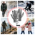 thumbnail image 2 of Ksruee Waterproof Winter Gloves Waterproof Heating Mittens Touchscreen Windproof Winter Cycling Gloves for Work Skiing Motorcycle Running Fishing Hiking Cold Weather masterly, 2 of 9