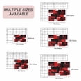 thumbnail image 6 of Red Black Outdoor Rug 3x5 Ft, Non Slip Washable Area Rug, Modern Abstract Art Botanical Patio Rugs Carpet Runner, Large Floor Mat for Indoor/Outdoor Deck Porch Camping, 6 of 8
