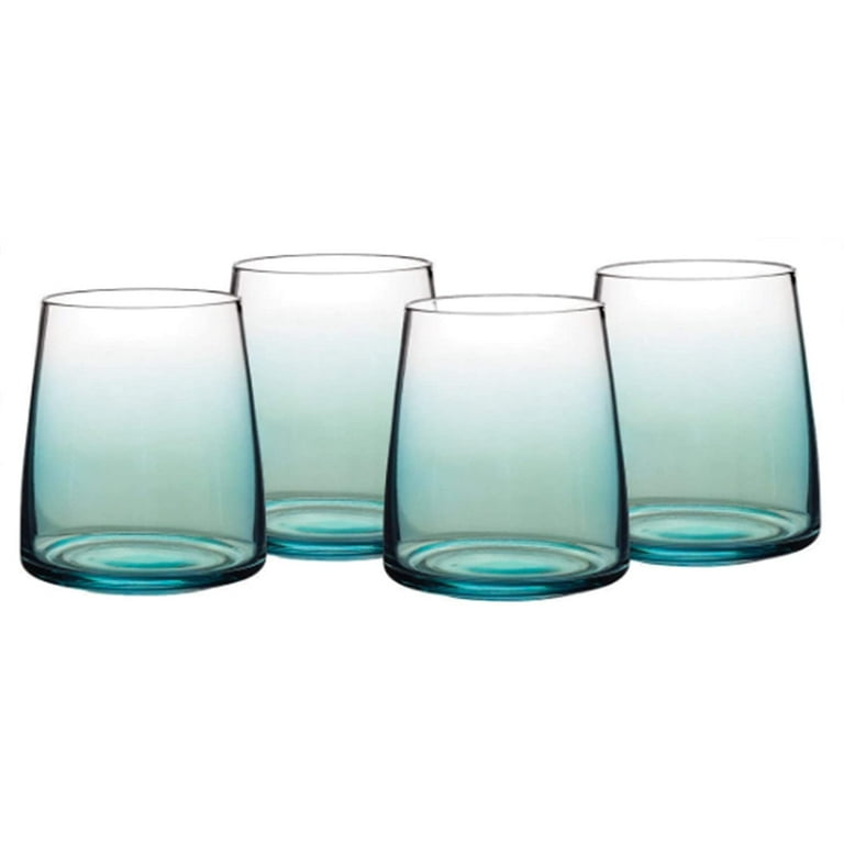 Mikasa Cal Blue Ombre Highball Glasses, Set of 4