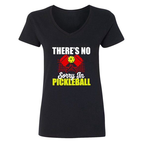 Inktastic Pickleball Women's V-Neck T-Shirt