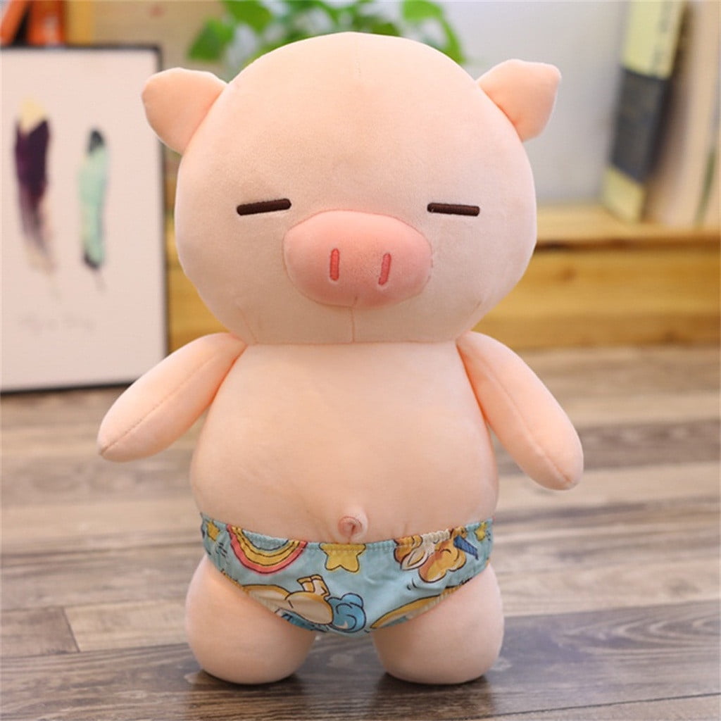 Big stuffed pig toy sale