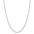 thumbnail image 1 of 14K Or Rose Solide Homard Griffe Fermeture 1,7 Mm Ropa Chaîne Collier 20 Pouces Bijoux Cadeaux pour les Femmes, 1 of 4