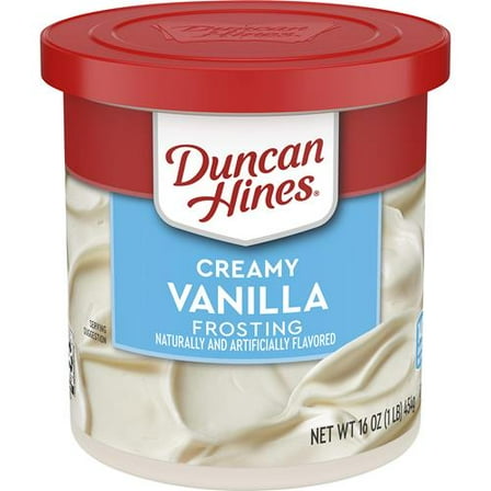 Duncan Hines Creamy Vanilla Frosting, 16 Oz - Pack of 2