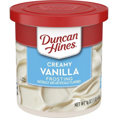 Duncan Hines Creamy Vanilla Frosting, 16 Oz - Pack of 2