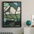 thumbnail image 5 of Multicolor Stained Glass II Premium Framed Print, in Gold, Black, or Silver - Ready to Hang, 5 of 9