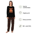 thumbnail image 2 of Turkey and Touchdowns Thanksgiving PJs Family, Funny Football Pajamas All Sizes, Matching Thanksgiving Outfits, 2 of 7