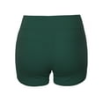 thumbnail image 3 of A2Y Women's Basic Solid Premium Cotton High Rise Bike Shorts Huntergreen M, 3 of 5