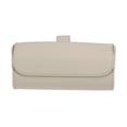 thumbnail image 1 of Beige PU Leather Sunglasses Holders Clip Storage Glasses Case for Car Sun Visor, 1 of 1