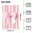 thumbnail image 3 of Haosy Pink Ribbon Bow Notebooks 1-subject Journal 60 Sheets A5 College Ruled Paper Detachable Ring 8.3"x5.7", 3 of 8