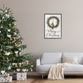 thumbnail image 3 of Stupell Industries Christmas Wreath & Bells Holiday Painting Black Framed Art Prints Wall Art, 20 x 30, 3 of 10