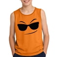 thumbnail image 2 of Eltusu Boys Cotton Tank Tops, Relaxed Fit Cool Crewneck Sleeveless Workout Tops Orange Size 12-13 T, 2 of 4