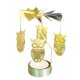 thumbnail image 3 of Candelero giratorio giratorio Banquete de boda Decoración del hogar de Navidad Candelabro de candelita de metal sidaley HA1736-09B, 3 of 6