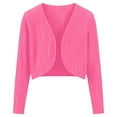thumbnail image 7 of Womens Bolero Shrug Long Sleeve Open Front Lightweight Knit Cropped Cardigan Sweaters Summer Fall Tops, 7 of 7