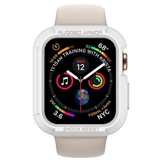 Funda protectora para Apple Watch Rugged armor serie 4 44 mm White Spigen Spiggen original