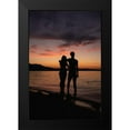 thumbnail image 2 of Mossholder, Tim 11x14 Black Modern Framed Museum Art Print Titled - Couple Silhouette, 2 of 5