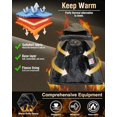 thumbnail image 3 of Lavenicole Winter Jackets for Men with Hoode Ski Snow Snowboarding Waterproof Fleece Liner Coats Windproof Raincoat 6 Pockets, 3 of 6