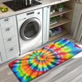 thumbnail image 3 of Colorful Tie Dye Rainbow Pattern Kitchen Rug Mat,Kitchen Runner Rugs Non Skid Washable,Decorative Kitchen Floor Mats for Kitchen,Sink,Laundry,17"x47.2", 3 of 7