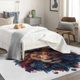 thumbnail image 4 of Lion Rug for Nursery - Lion Rug & Home Decor, 3x4 Area Rug, Lion Head Wildlife Rugs for Entryway, Washable Non Slip Soft Low Pile Small Indoor Door Mat, Wild Animal Carpet & Room Decorations, 4 of 7
