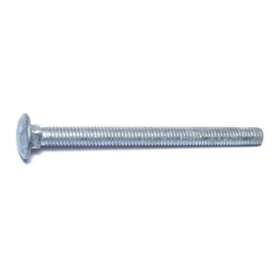 5/16"-18 x 4" Hot Dip Galvanized Grade 2 / A307 Steel Coarse Thread Carriage Bolts CBS-403