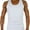 White, variant on ToBeInStyle Men's Muscle Cotton Tank Top - Black - X- Large