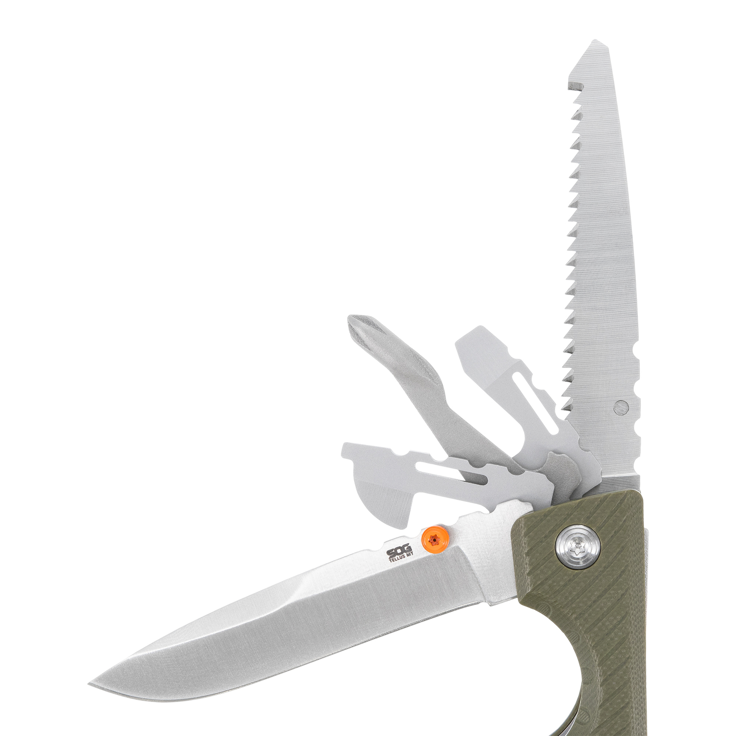 SOG Tellus MT 15-in-1 Multi-Tool with Nylon Pouch, SOG-29-06-01-41