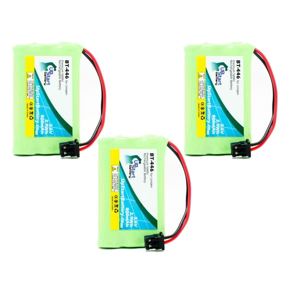 3x Pack - UpStart Battery Sanyo CLTE33 Battery - Replacement for Sanyo Cordless Phone Battery (800mAh, 3.6V, NI-MH)