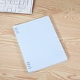 thumbnail image 3 of WMGHA Ring Notebook - Plastic Round Ring Binders PVC Binder Covers Loose Leaf Binder Protector Refillable Notebook,Spiral Notebook for 𝗦𝗰𝗵𝗼𝗼𝗹 Business Planning Note Taking and Journaling, 3 of 9