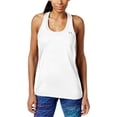 thumbnail image 1 of Under Armour Women's Tech Solid Tank Top , White (100)/Metallic Silver, Medium, 1 of 2