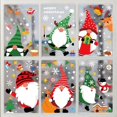 thumbnail image 2 of Cubiertas de ventana de Navidad, calcomanías de alce de copo de nieve, Papá Noel, decoraciones navideñas, 2 of 4