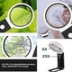 thumbnail image 4 of Magnifying Glass with Light and Stand, Hands Free Handheld 6X 25X Adjustable Folding Magnifier with, 4 of 5