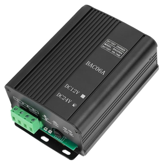 Battery Automatic Charger, Diesel Generator Set Battery Easy To Install Aluminum Alloy Low Power Consumption Reliable  For Automatic Generator Sets DC12V 6A