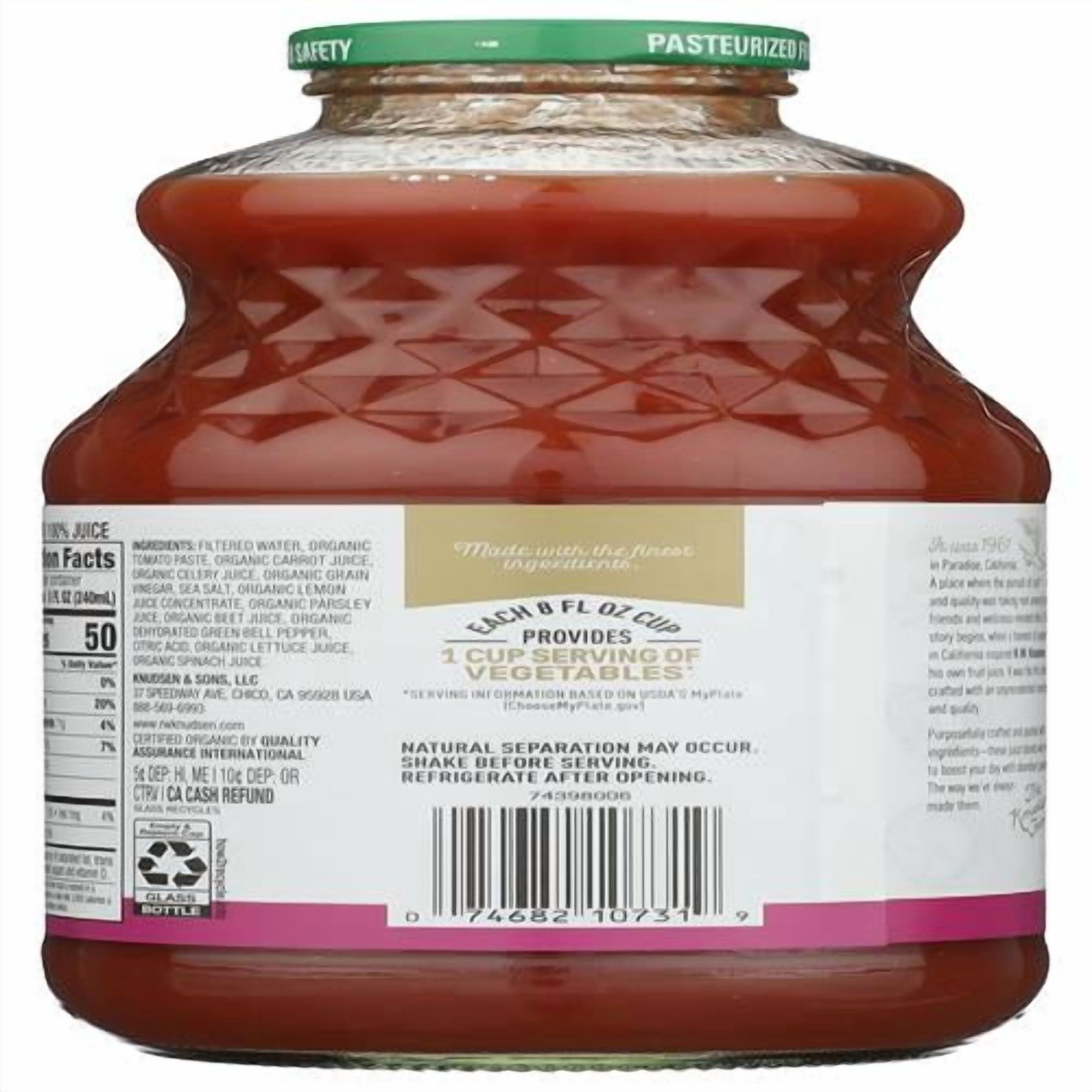 Rw Knudsen, Organic Very Veggie Juice, 32Oz - Pack of 2