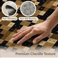 thumbnail image 6 of ODIKA Throw Boho Decorative Inspired Interlocking Contemporary Tan Non-Slip Chair-Friendly Floor for Dining Room, Under Table, Office, 6 of 7