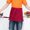 Wine, variant on Secfreeship Waist Apron with Double Pockets and Adjustable Tie Back, Half Work Apron for Kitchen Cooking Restaurant, Server and Chef Uniform