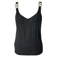 thumbnail image 5 of SNKSDGM Female Summer Tank Tops for Women Black Tank Tops for Women Crop Tank Tops for Women Summer Women's Crew Neck Knit Ribbed Basic Sleeveless S, 5 of 6