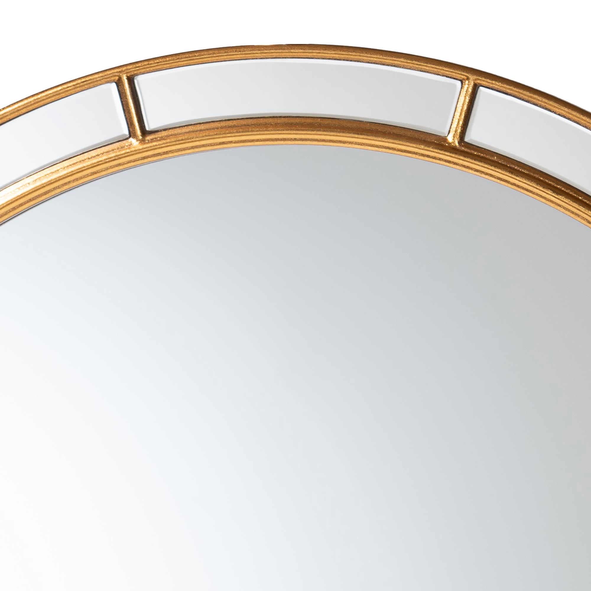 Baxton Studio Ulvi Vintage Mirror, Antique Goldleaf