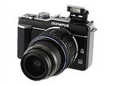 Olympus PEN E-PL1 12.3 Megapixel Mirrorless Camera with Lens, 0.55", 1.65", Black - image 3 of 8