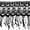 White, variant on Kiddo 6.5" White Black Peacock Feather Pattern Venice Lace Fringe Trim by Yard