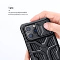 thumbnail image 5 of Allytech Case with Camera Cover for iPhone 13 Pro 6.1 Inch, Sliding Camera Lens Protection Military Grade Shockproof Armor Case, Anti-fall Airbag Impact Resistant for iPhone 13 Pro, Black, 5 of 9