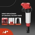 thumbnail image 3 of A-Premium Set of 6 (Red，Gap: 0.040“) Ignition Coil Pack and Iridium Spark Plugs Compatible with BMW 325Ci 325i 325xi 330Ci 330i 330xi 525i 530i X3 X5 Z3 Z4, 3 of 8