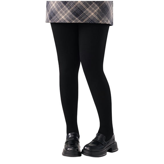JSKUAMR Womens Tights Fall Winter Thick Warm Leggings Soft High Waisted Stretchy Pantyhose Comfy Fashion Tights (Black,Free Size)