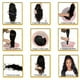 thumbnail image 5 of Peluca sintética negra de 24 pulgadas, 5 of 6
